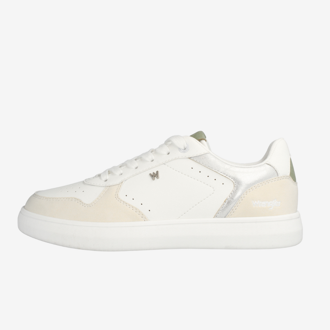 White sneaker on a white background