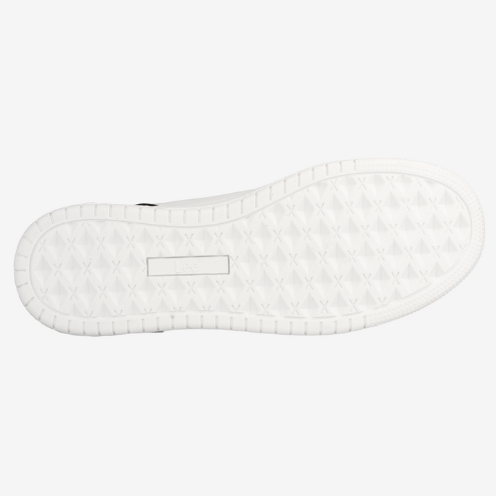 White shoe insole on a light gray background