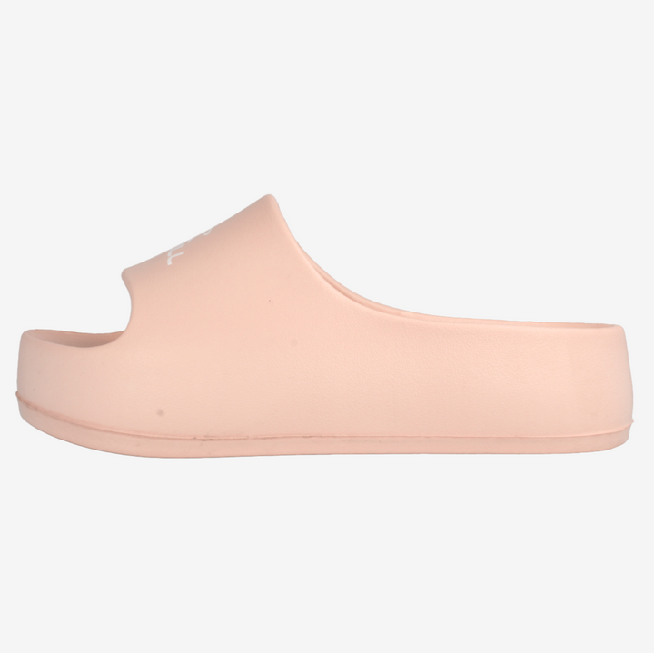 Beige sandal on a white background