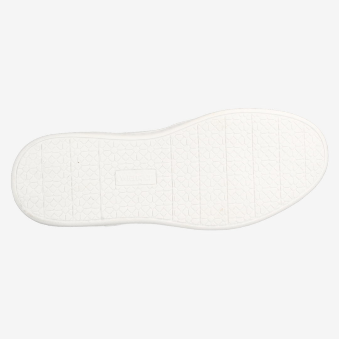 White shoe sole on a white background