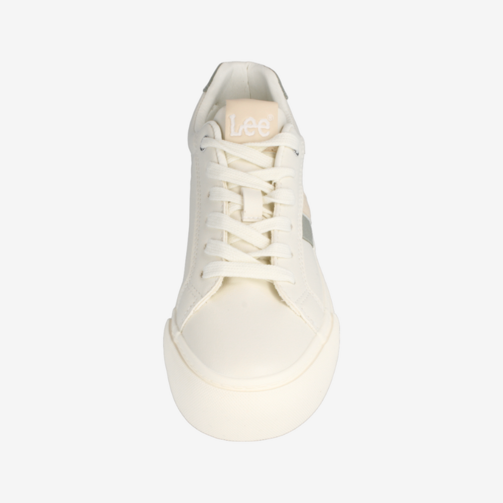 White sneaker on a white background